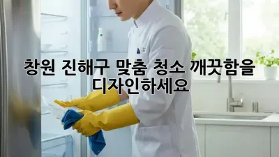 창원 진해구 맞춤 청소: 깨끗함을 디자인하세요!